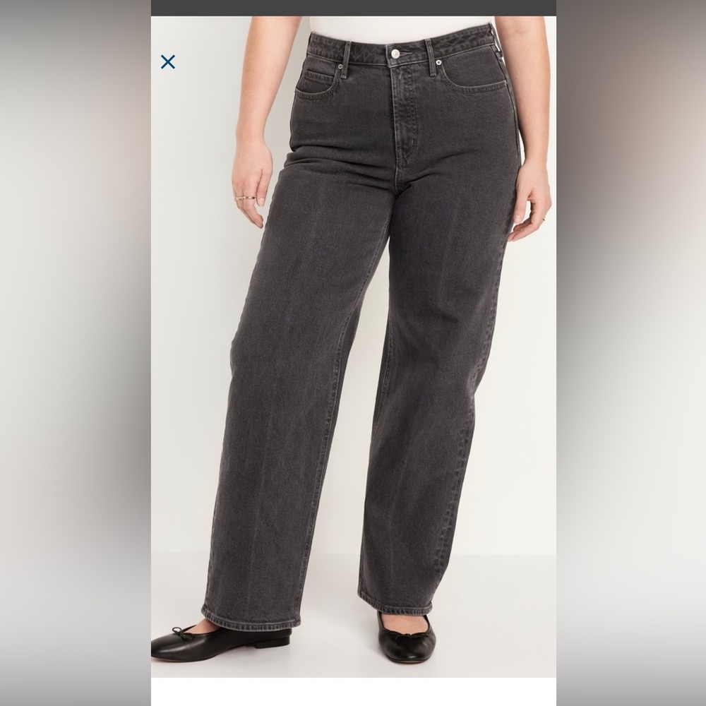 Old Navy High Rise Black Jeans, size 14